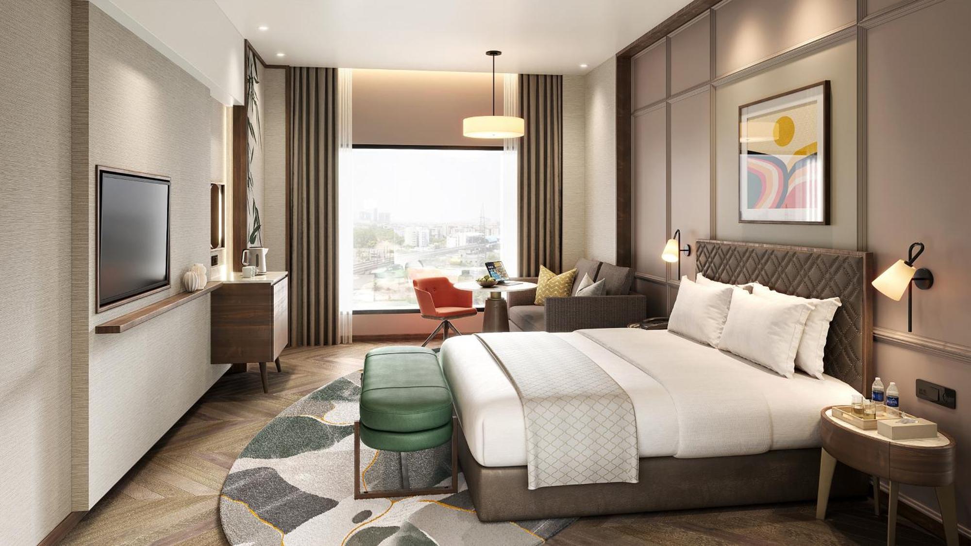 Holiday Inn New Delhi Mayur Vihar Noida By Ihg Exterior foto Deluxe Room